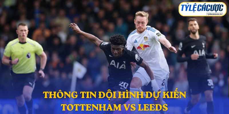 Thông tin đội hình dự kiến Tottenham vs Leeds United