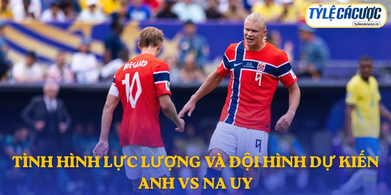 Thông tin đội hình dự kiến Anh vs Na Uy