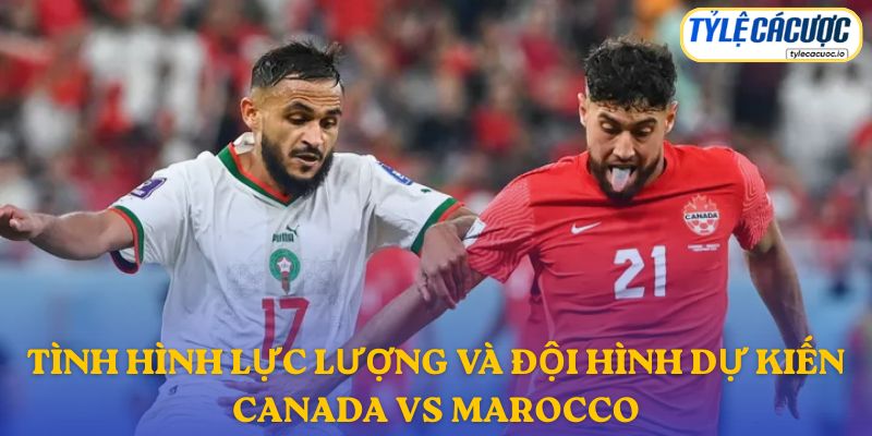 Thông tin đội hình dự kiến Canada vs Morocco